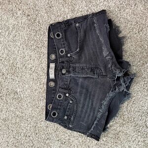Free people Black Denim Shorts